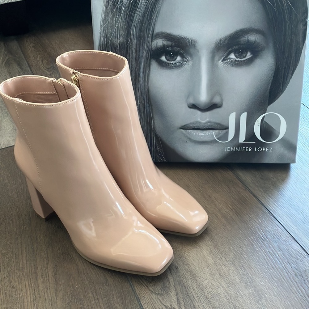 NEW JLO Ankle Boots With Block Heel